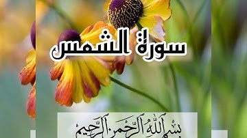 سورة الشمس تريح القلب تلاوة خاشعه
