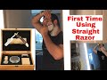 First Time Using Straight Razor - Naked Armor Straight Razor