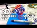 3D Printing Pen Unboxing & Review - MYNT3D Professional Printing RP800A 3D Pen with OLED Display