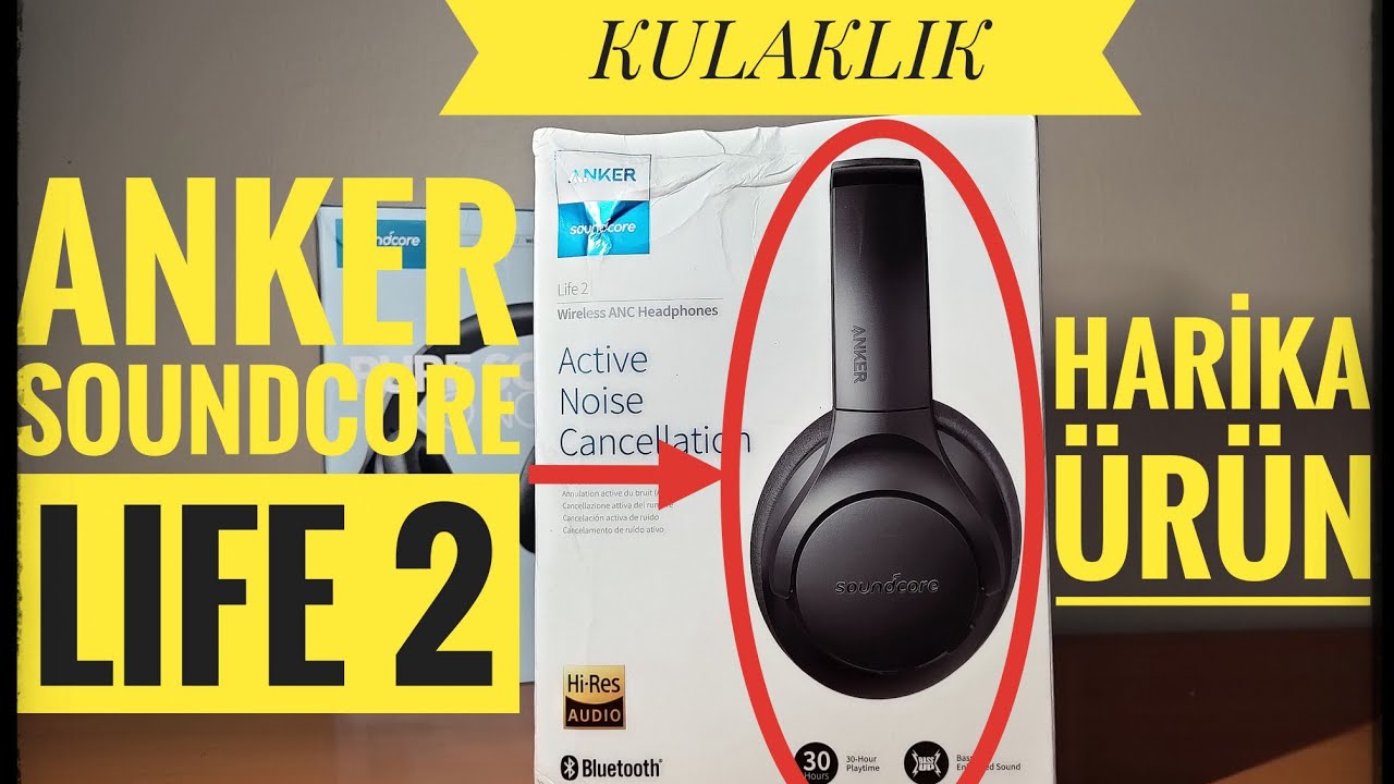 ANKER SoundCore Life 2 ANC Bluetooth Kablosuz Kulaklık