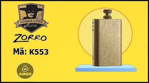 Bật lửa xăng đá sinh tồn | Bật lửa xăng quẹt lửa độc lạ Kuboy K553 | Ambe