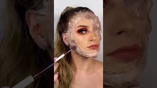 Stapled on face SFX makeup tutorial🤢 inspo @BonnieCorbanSfx