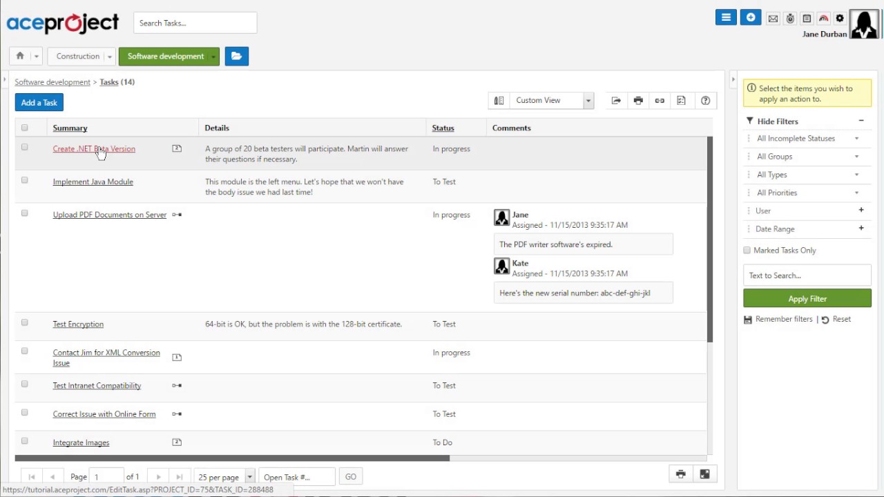 Complete a task (Quick Tip Video) - YouTube