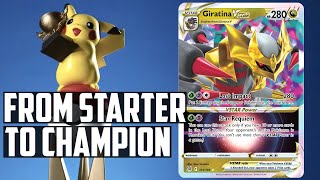 From Pokemon TCG Live Starter Deck to CHAMPION! Giratina VSTAR - (Pokemon TCG Deck List + Matches)