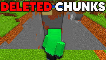 Beating Minecraft, But The Chunks Deletes