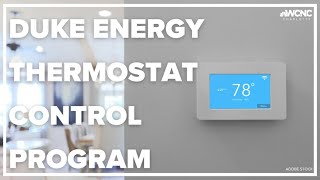 Duke energy has thermostat control program