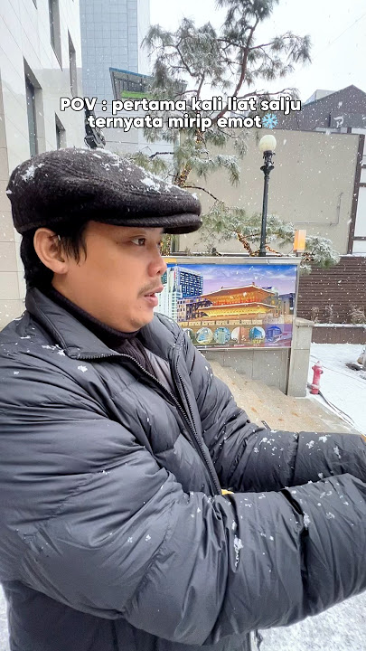 Ternyata bentuk salju kaya gini❄️