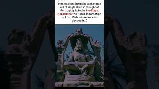 Divine Statue Of Lord Ugra Narasimha In Hdani narasimhaswamyvishnudasavatharamnarayankrishna