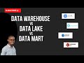 Data Warehouse Vs Data Lake Vs Data Mart