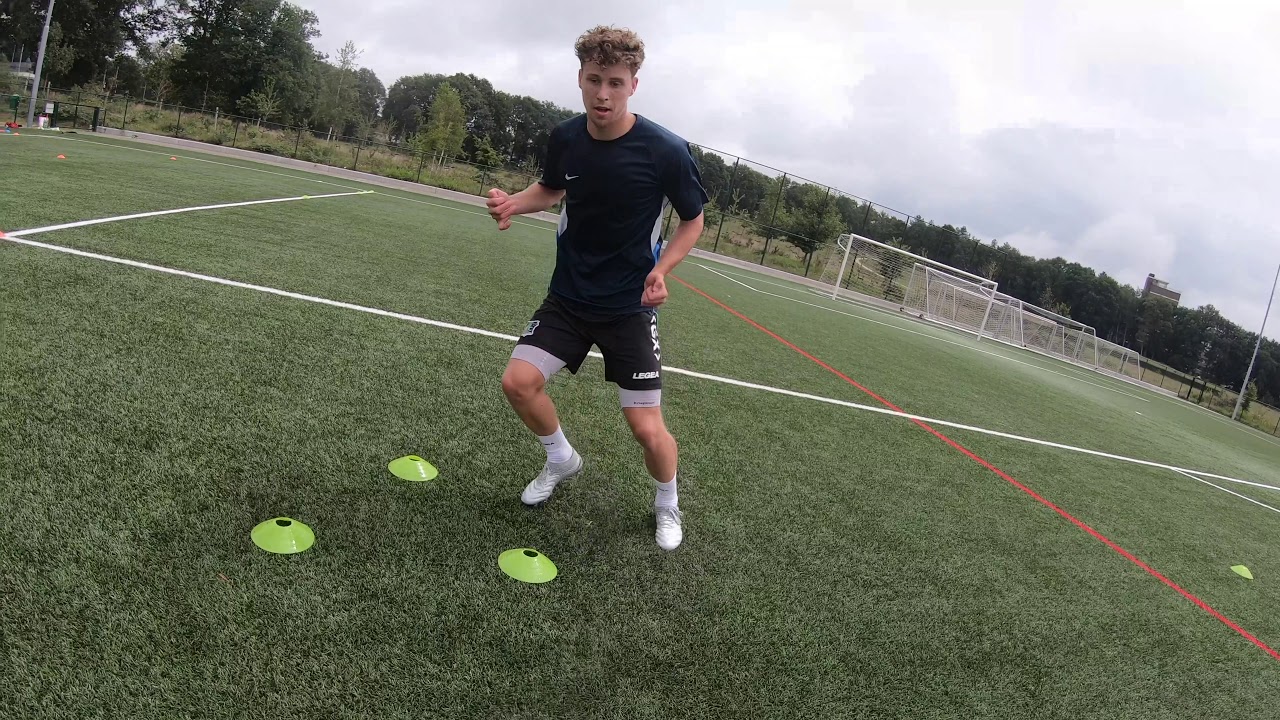 Football Technique Training Session with FC Den Bosch Player Frank Sturing