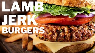 Jamaican Lamb Jerk Burgers | How To Make The Best Lamb Jerk  Burgers ,Chef Ricardo Cooking