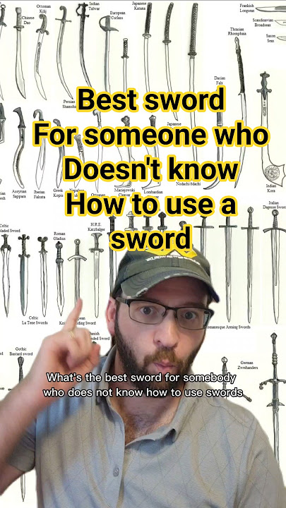 Best sword For someone who doesn't know how to use a sword #history #shorts