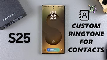 How To Set Different Ringtones For Different Contacts On Samsung Galaxy S25 / S25 Ultra