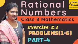 Famous Rational Numbers Exercise-2.1 Problems(1-6)| Part-4| Class 8|Mathematics| NCERT / CBSE Net Worth