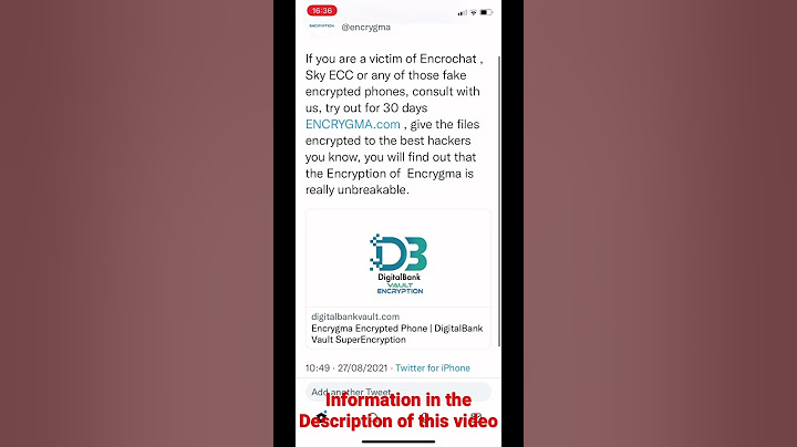 If you are a victim of Encrochat , Sky ECC or any of those fake encrypted phones, try ENCRYGMA.com