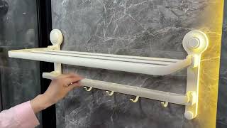 Rak Tempel Dinding Anti Ribet Tanpa Bor, Kuat & Multifungsi