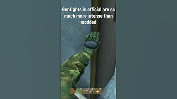 Gunfights in official are so much more intense than gunfights in modded