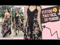 ✂ COMO FAZER VESTIDO LENÇO PASSO A PASSO - VESTIDO LENÇO ASSIMÉTRICO MAIS FÁCIL DO MUNDO!