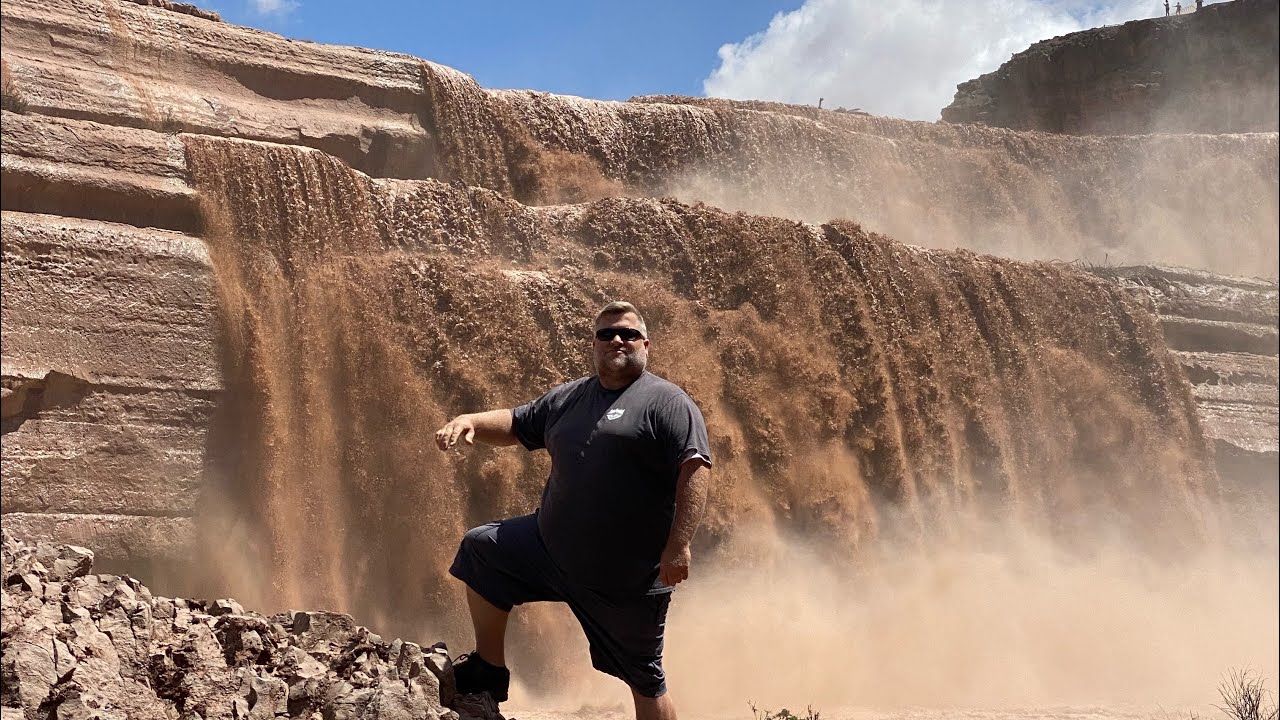 Secret Grand chocolate waterfalls in northern Arizona YouTube