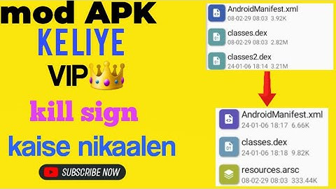HOW TO MAKE MOD APK|| MOD APK KAISE BANAEN|| VIP KILL SIGN 🛑🥶 APK KAISE BANAEN