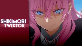 Shinimori's Not Jast a Cute twixtor ||Shikimori twixtor 1080p