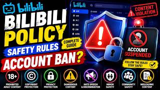 Detalles BiliBili Content Policy Explained 🔥 | Safety Rules, Copyright, Privacy & Account Suspension !! Actualización