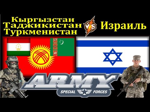 Кыргызстан Таджикистан Туркменистан VS Израиль  Сравнение Армии и Вооруженные силы