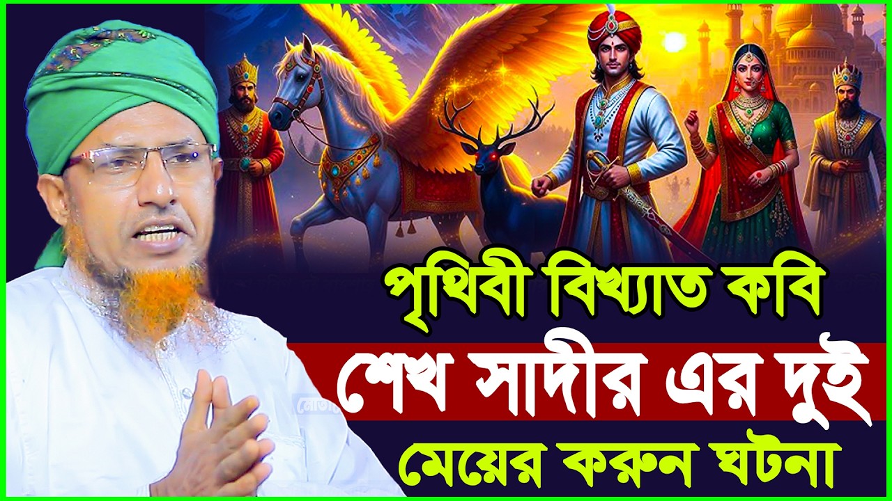 বিখ্যাত কবি শেখ সাদী (র) এর দুই মেয়ের ক*রুন ঘটনা | Mufti Waliullah New Waz 2026