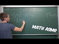 Study with me math asmr for the sophisticated analytic number theorist chalkboard chalk writing