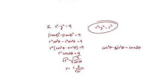 Converting Polar and Rectangular Equations