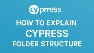 Cypress Folder structure