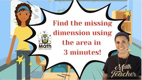 How do we find the missing dimension of a rectangle in 3 minutes!