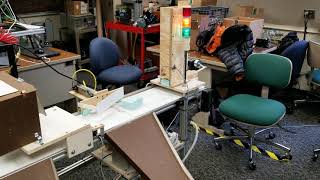 Applied Mechatronics - Parts inspection and sorting using PLC.