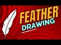 How to make feather  easy  feather drawing loveofcreativity6298