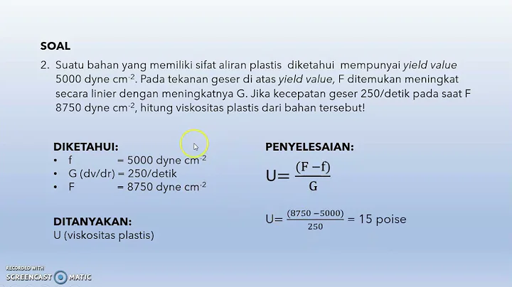RHEOLOGY DAN VISKOSITAS