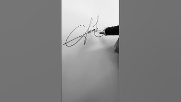 How to sign a special letter”Annabelle”🖋️/Best Signature #creativesignature #handwriting #shorts