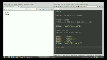 Explicacion constantes e variables en PHP