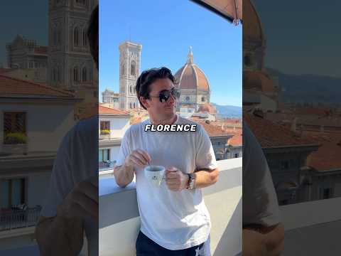 This Coffee Shop has the Best View in Florence