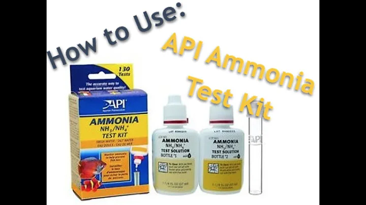 How to Use the API Ammonia Water Test Kit