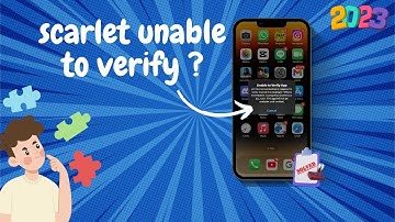Scarlet unable to verify ? watch this video |  Subtitle English | Bora agario