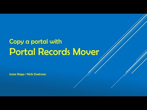Portal Records Mover with Nick Doelman