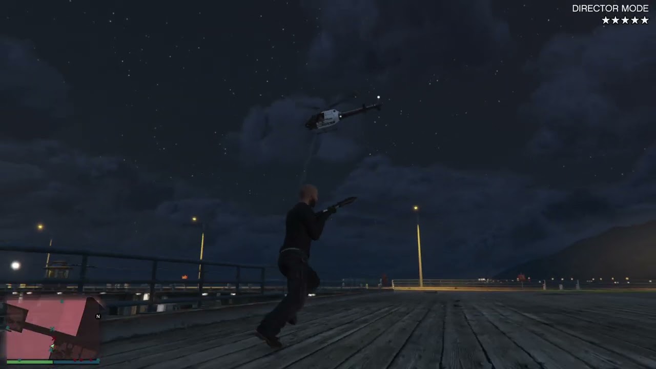 Grand Theft Auto V Director mode as Franklin Clinton