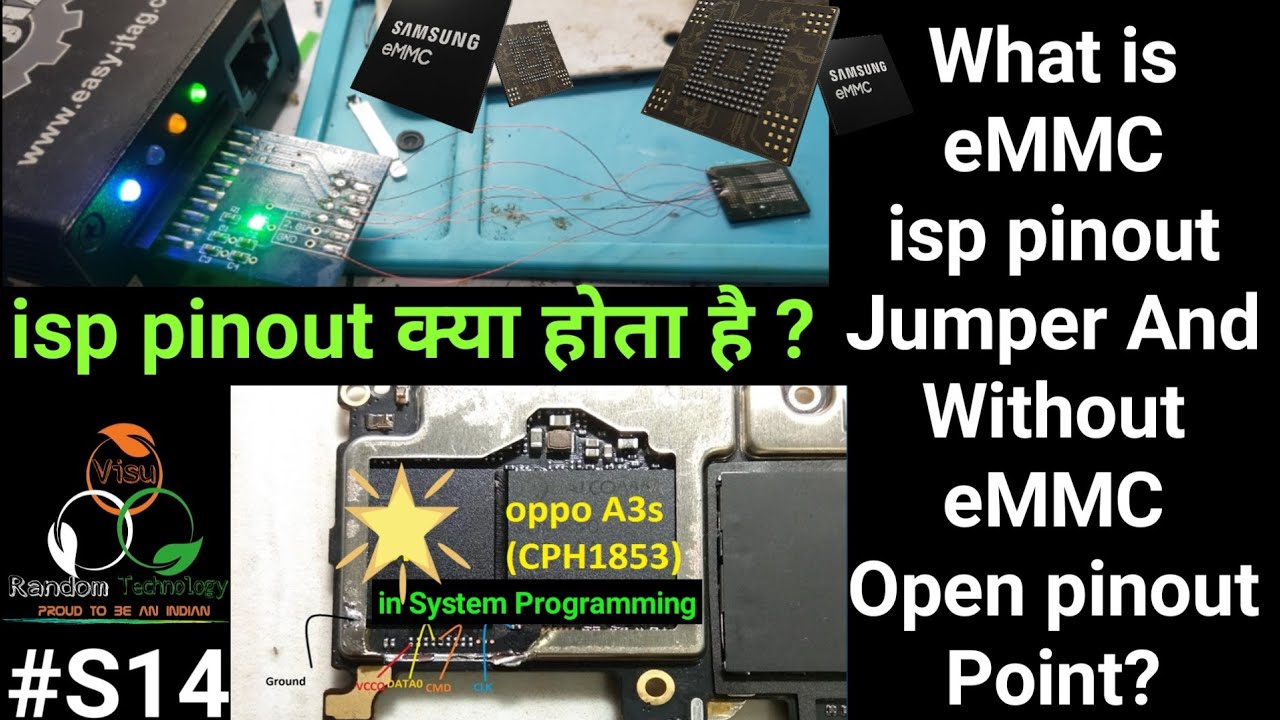 What is isp pinout eMMC mobiles || isp pinout kya hota hai||How to