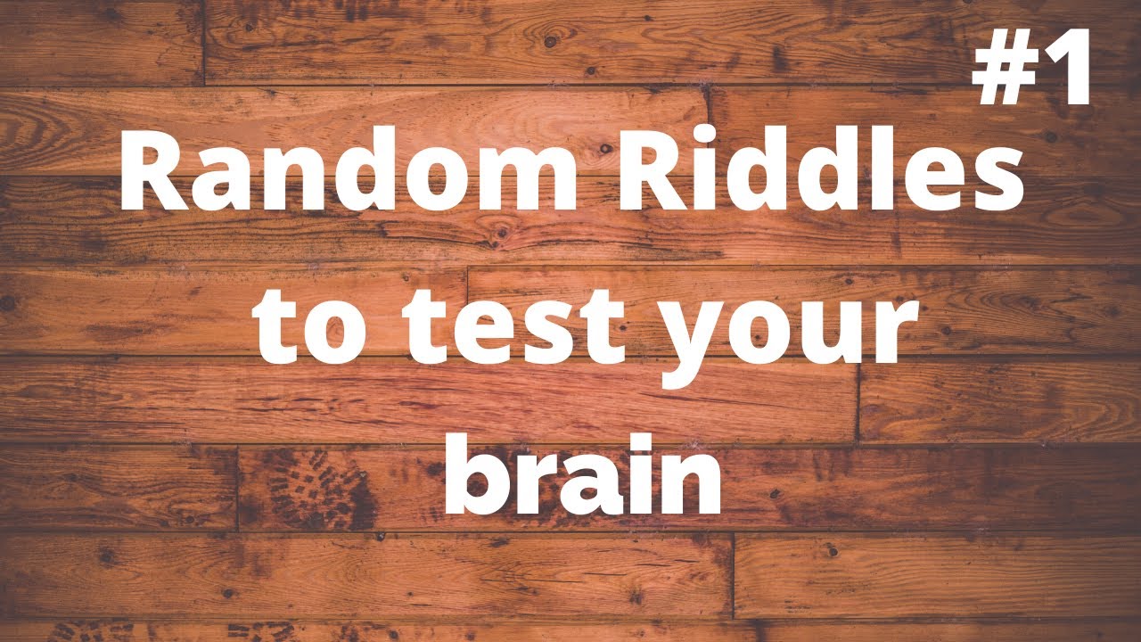 SET OF RANDOM BRAIN TESTERS FOR A QUICK TEST OF YOUR BRAIN... (SET 1 ...