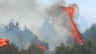 Historic fire danger continues Tuesday