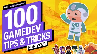 100 Gamedev Tips for New & Aspiring Game Developers [100th Episode Special!]