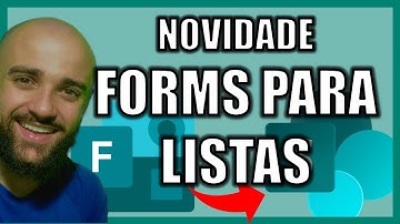 COMO CRIAR UM MICROSOFT FORMS QUE PREENCHE UMA LISTA DO SHAREPOINT NATIVAMENTE (SEM POWER AUTOMATE)