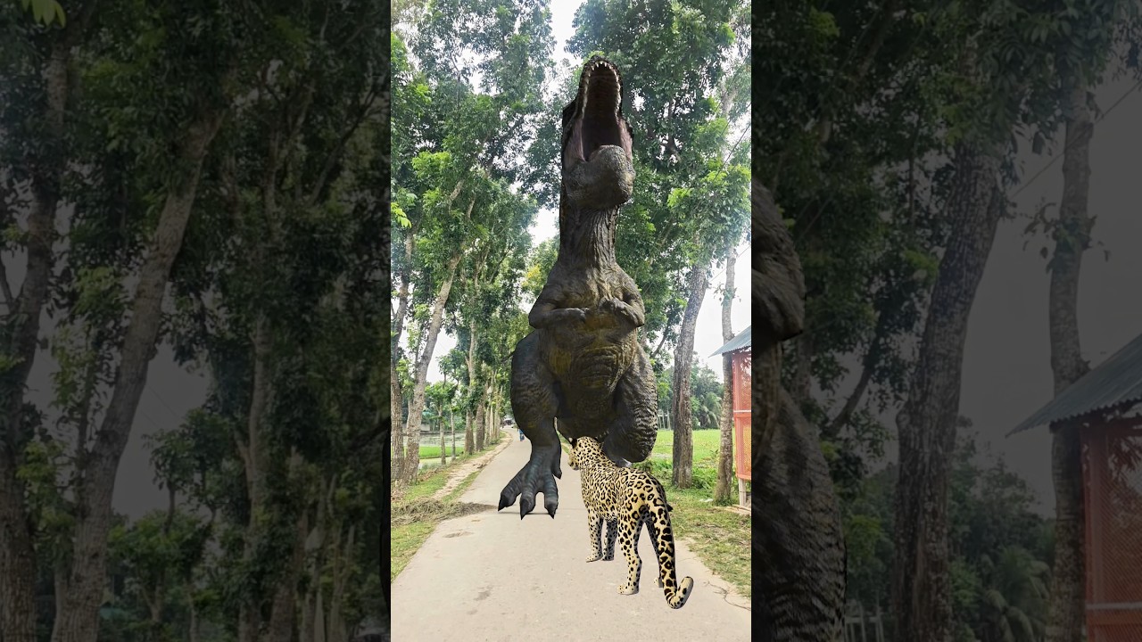 Unexpected Predator Showdown in the village route 