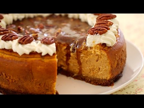 Pumpkin Cheesecake with Pecan Praline Sauce - Gemma's Bigger Bolder Baking Ep. 37