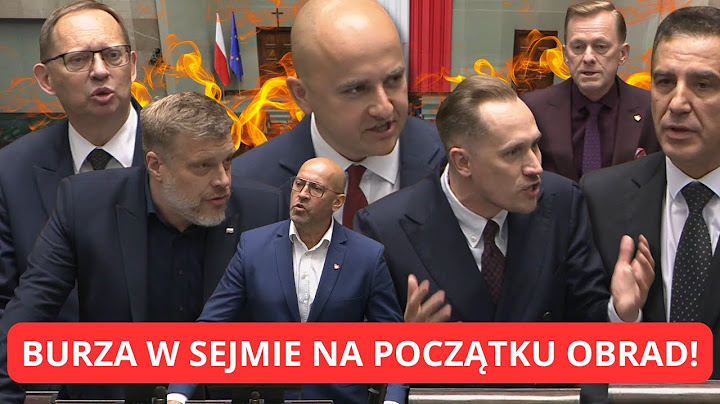 BURZA W SEJMIE NA POCZĄTKU POSIEDZENIA!